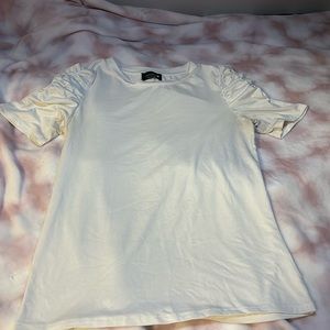 cute white top size s
